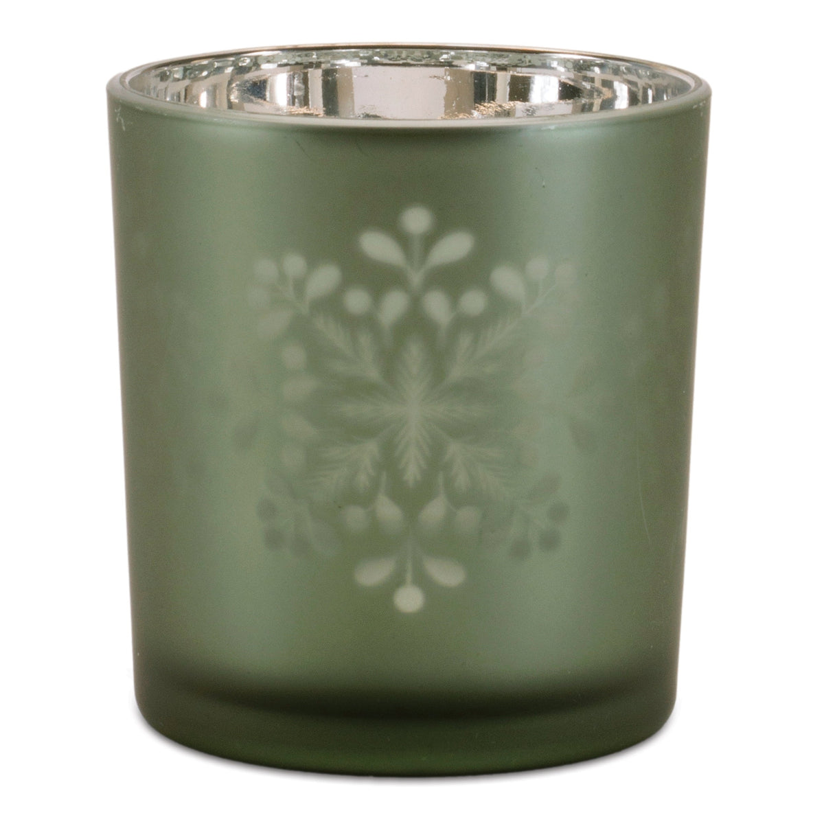 Frosted Snowflake Votive Holder (Set of 3)