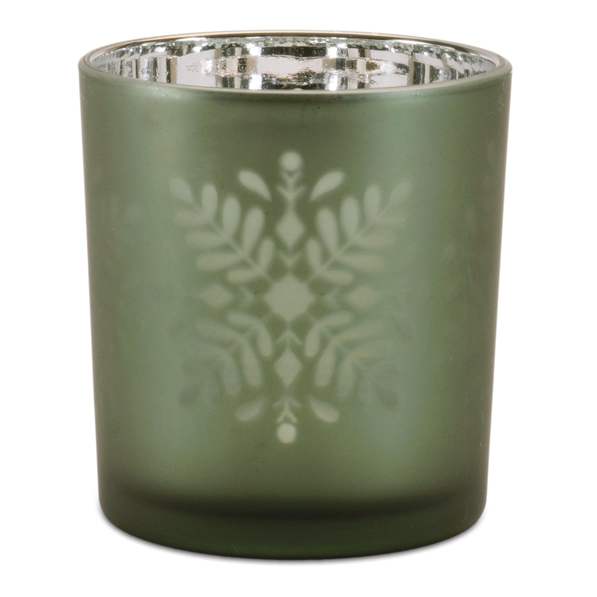 Frosted Snowflake Votive Holder (Set of 3)