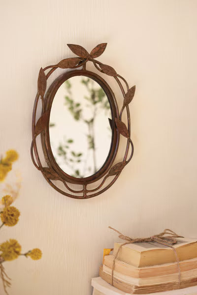Iron Vine Framed Mirror